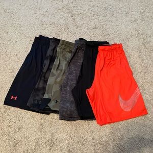 Bundle of Men’s shorts- UnderArmour, Adidas and Nike
